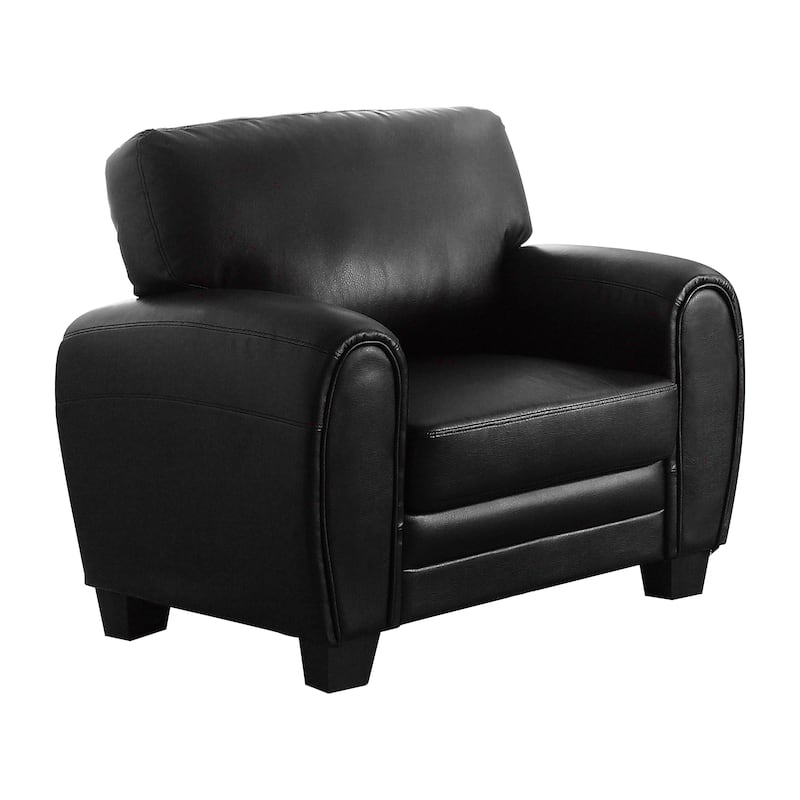 Dasha Living Room Chair - 39" x 35.5" x 37.5" - Black