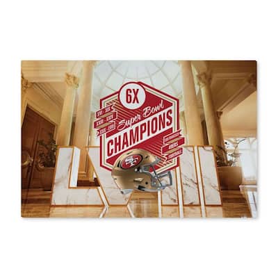 NFL San Francisco 49ERS SB58 Re Take Multi Champs Washable Rug - 20" x 32"
