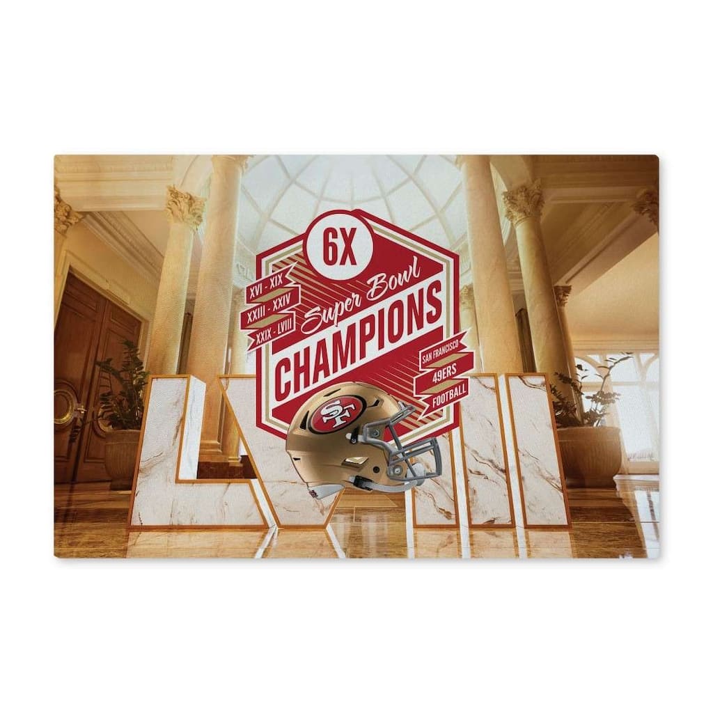 NFL San Francisco 49ERS SB58 Re Take Multi Champs Washable Rug - 20" x 32"
