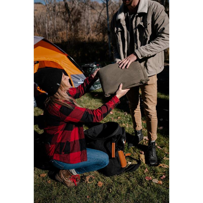 Stansport Heavy-Duty Canvas Tarp 6' x 8' - O.D. Green