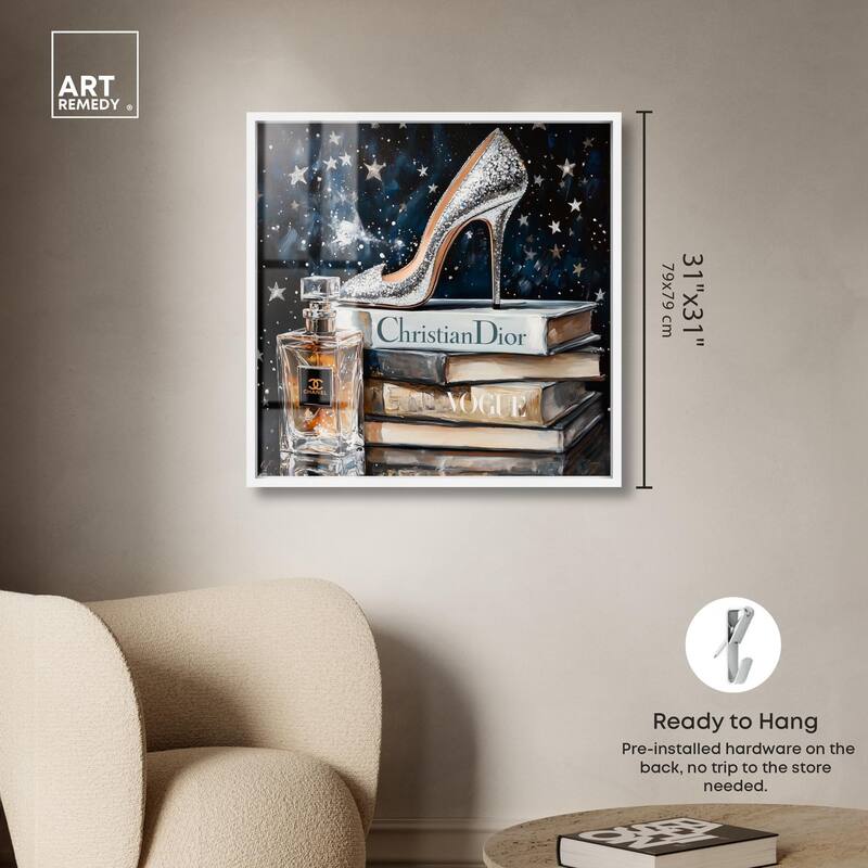 Sparkling Stars Heel Shadowbox by Art Remedy