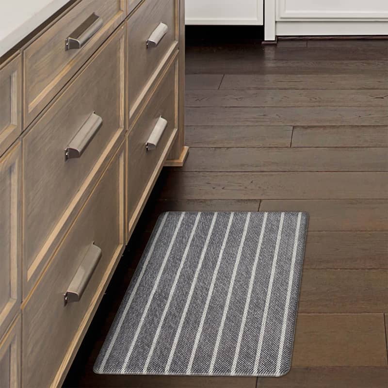 Lucky Brand Anti-Fatigue and Skid-Resistant Wellness Mat - 18 x 30 - Montanita Grey
