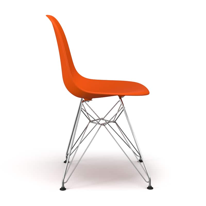 Paris Eiffel Dining Chairs Chrome Base