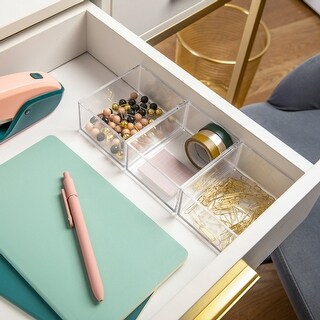 Martha Stewart Steel Mesh 3 Tier Stackable Desktop Letter Tray and File ...