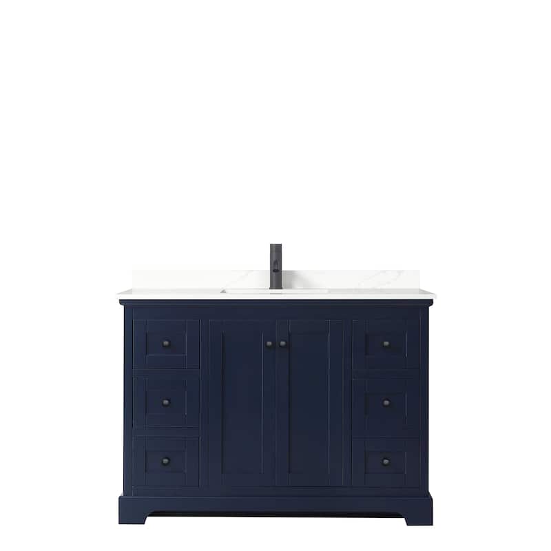 Avery 48-inch Single Vanity, Quartz Top