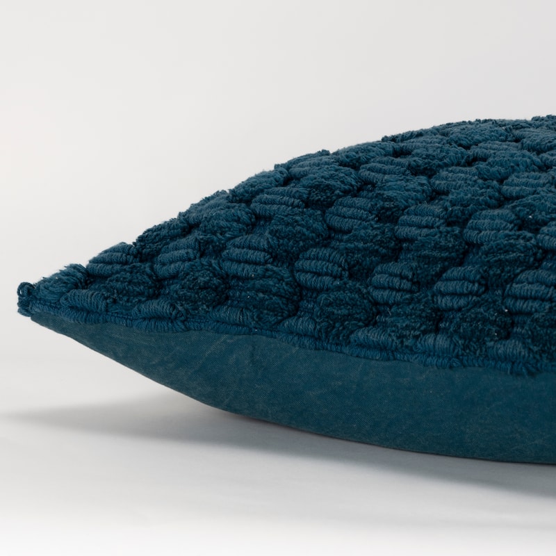 Rizzy Home Woven Textured Solid Throw Pillow