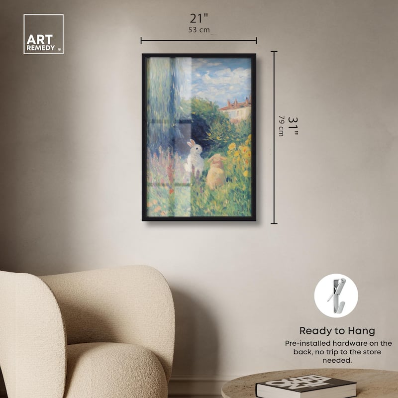 Quiet Gardeners Shadowbox by Art Remedy