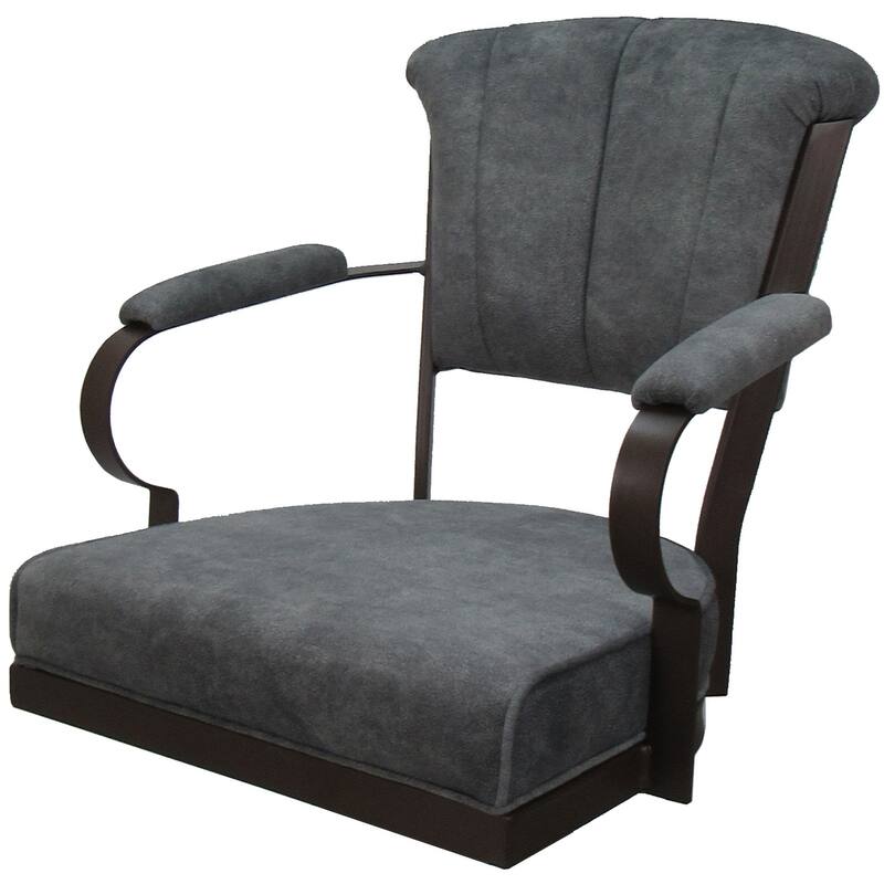 Miami Swivel Metal Caster Chair on Reading Base - 18" High Seat