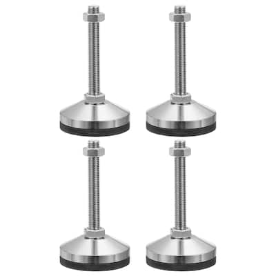 4 Pcs Furniture Leveling Feet M12 Thread Adjustable Furniture Levelers