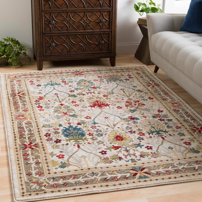 Artistic Weavers William Rustic Vintage Area Rug - 2' x 3' - White/Brown