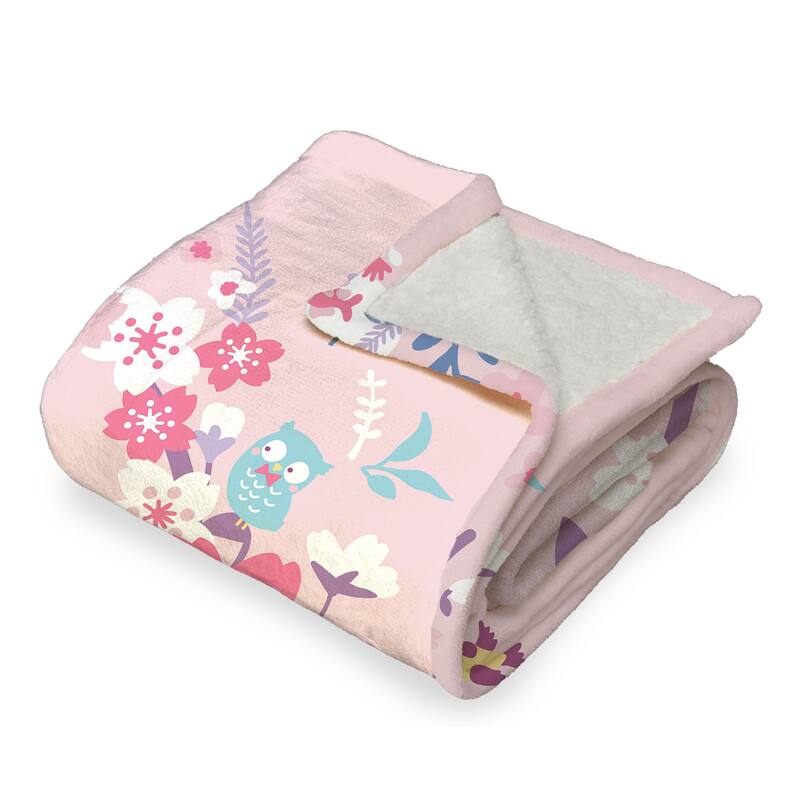 Hasbro My Little Pony Silk Touch Sherpa Throw Blanket