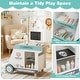 preview thumbnail 6 of 18, Costway Wooden Doctor Playset with Cart Toy Accessories for Toddlers - See Details