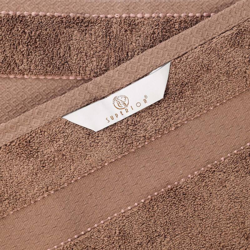 Superior Niles Cotton Ultra-Plush Absorbent Face Towel/Washcloths, Set of 12