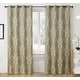 preview thumbnail 22 of 46, HLC.me Paris Paisley Print Light Reducing Filtering Grommet Window Curtain Panels - Set of 2