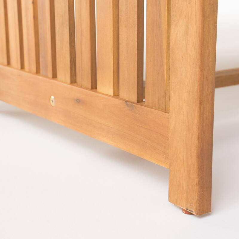 Carolina Outdoor 5-pc. Acacia Conversational Set by Christopher Knight Home