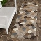 preview thumbnail 130 of 145, Machine Washable Indoor/ Outdoor Modern Loyd Chantille Rug Brown - 2'3" x 7'6"