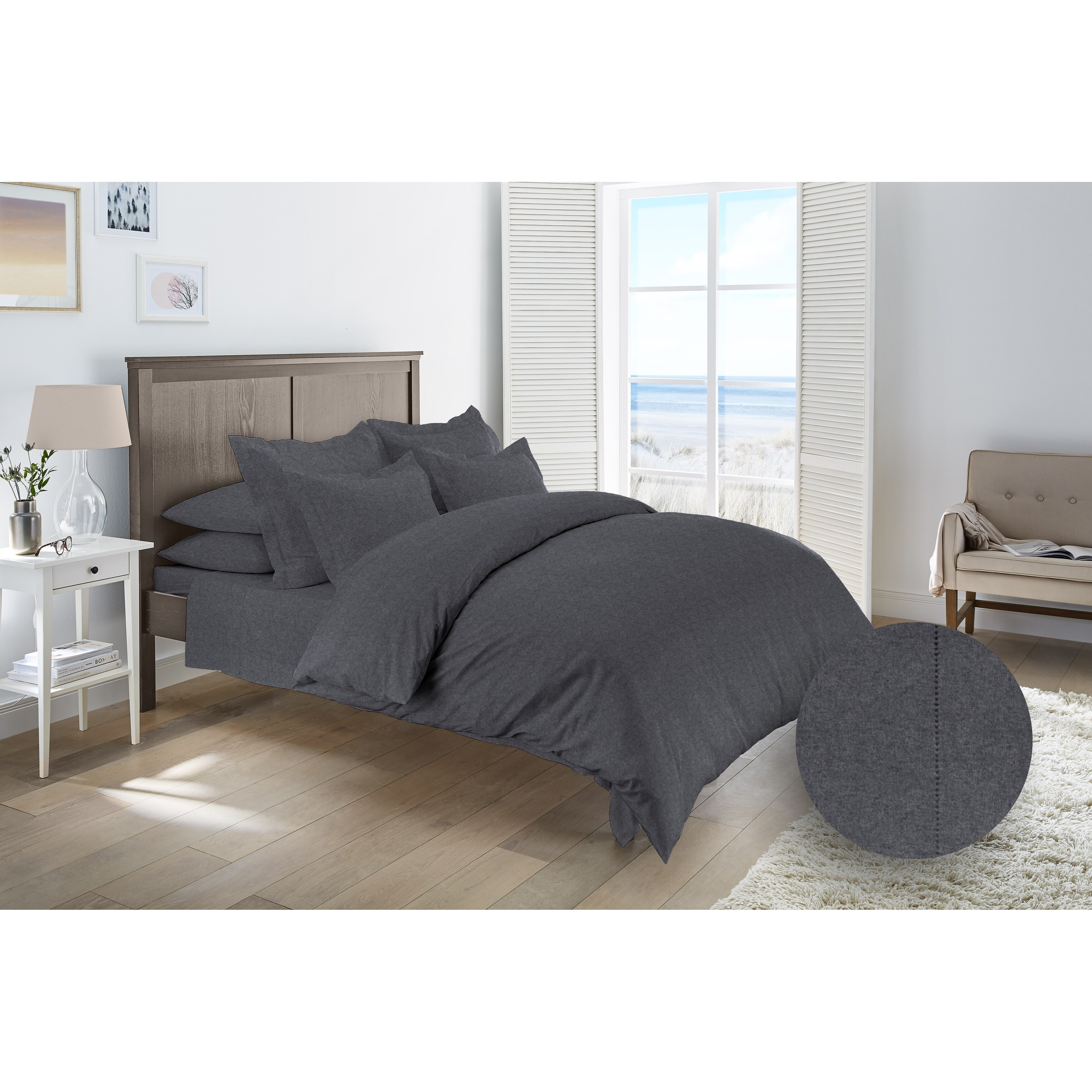 Dormisette Luxury German Flannel Duvet Cover Shams Set