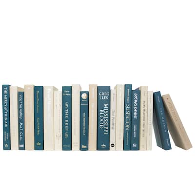 Books Blue Decorative Accessories: Northern Shore Color By The Foot