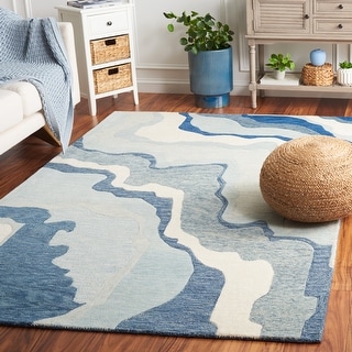 SAFAVIEH Handmade Rodeo Drive Hulda Mid-Century Modern Wool Rug