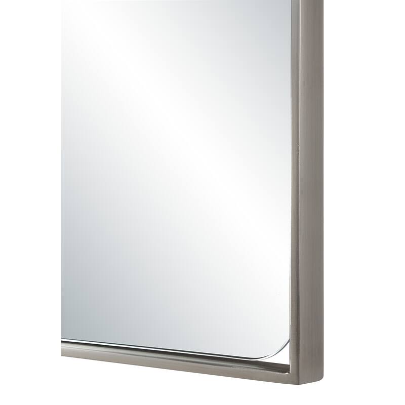 Renwil Mentha 30" H x 20" W Wall Mirror, Silver