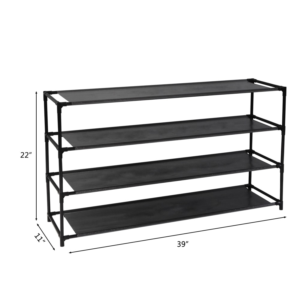 8 Tier Shoe Rack Waterproof Fabric Shoe Organizer Tower Storage Shelf - Bed  Bath & Beyond - 31965943