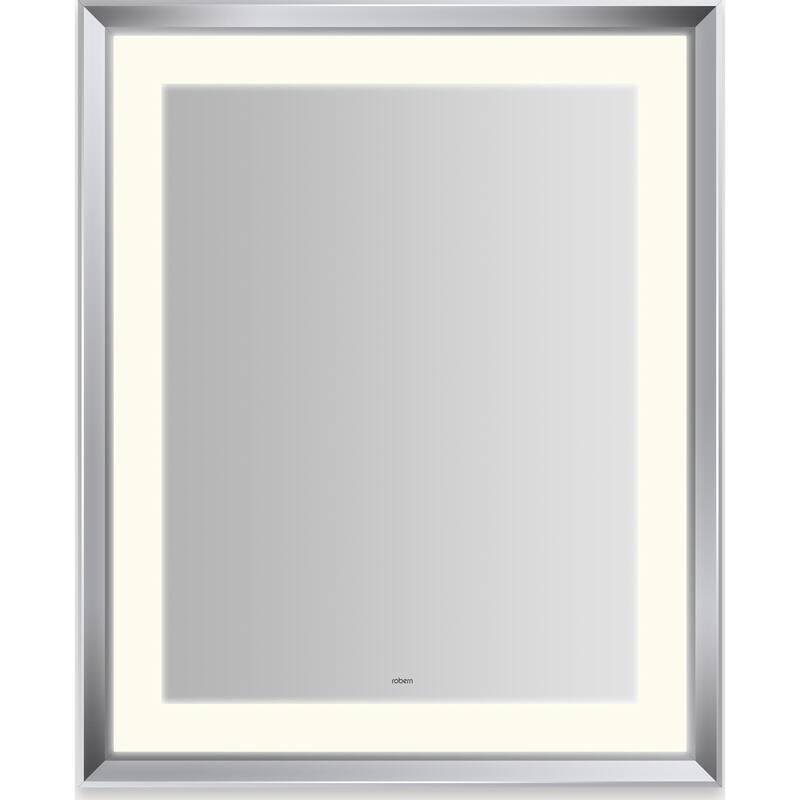 Robern YM2733RPCMD3K Sculpt 27"W x 33"H Rectangular Flat Metal Framed - Chrome