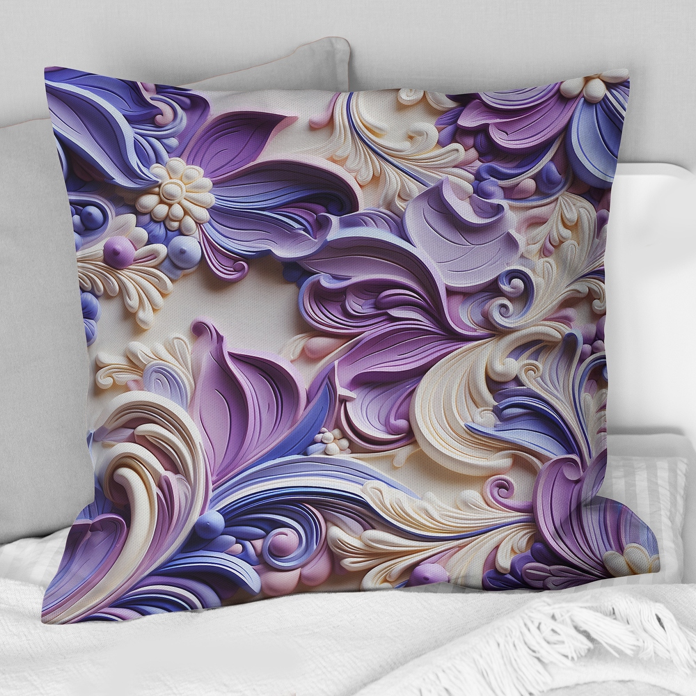 Paisley print shop throw pillows