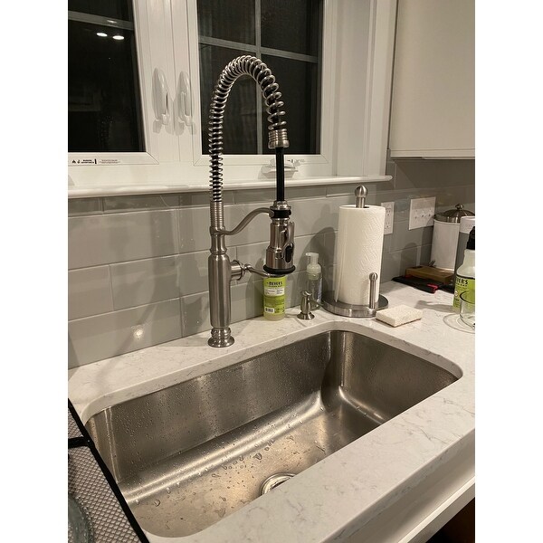 Top Product Reviews For Kohler Tournant Semiprofessional Kitchen Sink Faucet 21382083 Overstock