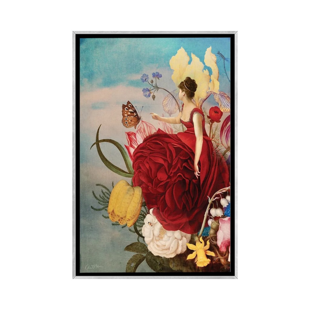 iCanvas "The Bouquet" by Catrin Welz-Stein Framed