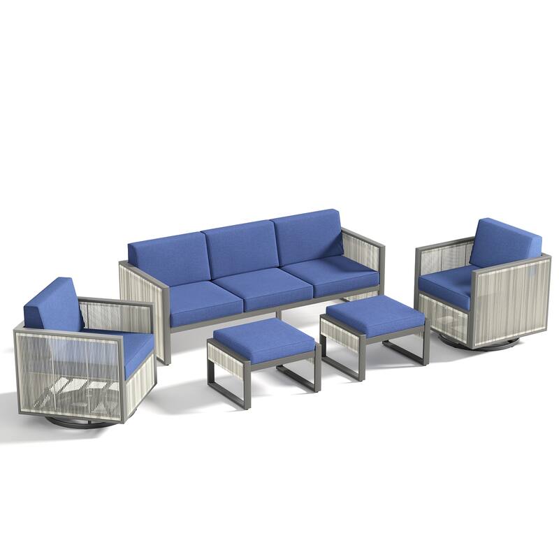 Pocassy 5 Inch Outdoor Patio Funiture Sets