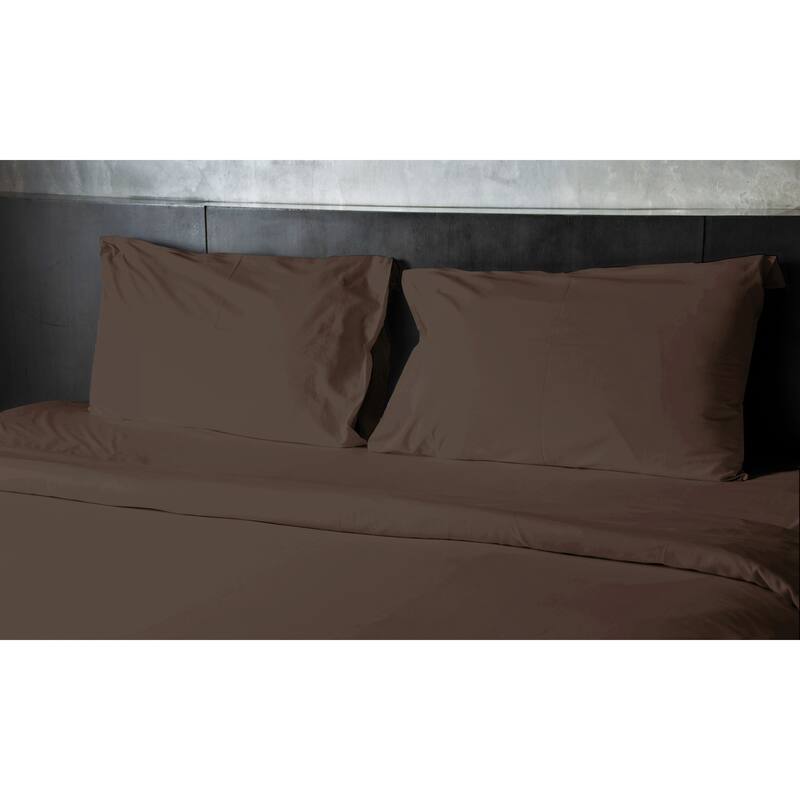 King Size Comfort 4-Piece 1800 Count Bedding - EXTRA SOFT DEEP SHEETS - Chocolate