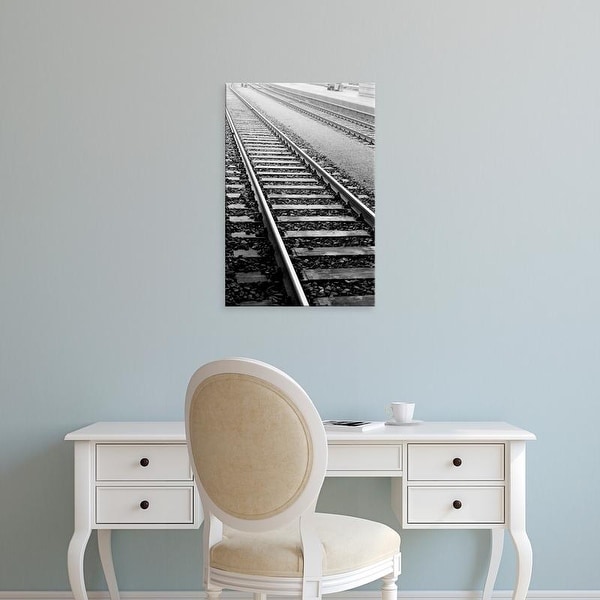 Easy Art Prints Walter Bibikow's 'Zurich Train Tracks' Premium Canvas Art