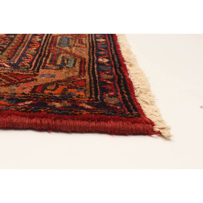ECARPETGALLERY Hand-knotted Anadol Red Wool Rug - 3'9 x 10'2