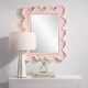 preview thumbnail 2 of 4, Uttermost Sea Coral Pink Mirror - 27.13"W x 34.25"H x 2.5"D