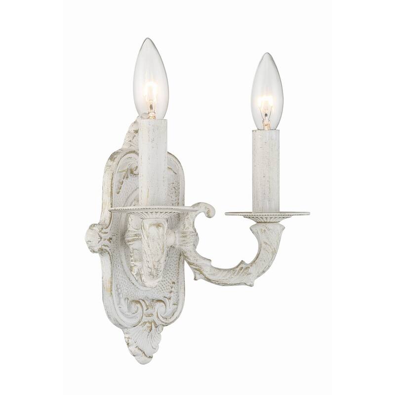Crystorama Lighting Group Paris Flea Market 2 Light 10-1/2" Wide Wall