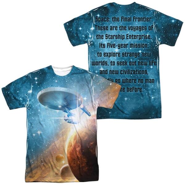 Shop Star Trek Final Frontier Mens Sublimation Shirt On Sale