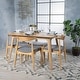 preview thumbnail 3 of 50, Francie Mid-century 5-piece Dining Set by Christopher Knight Home Grey + Oak
