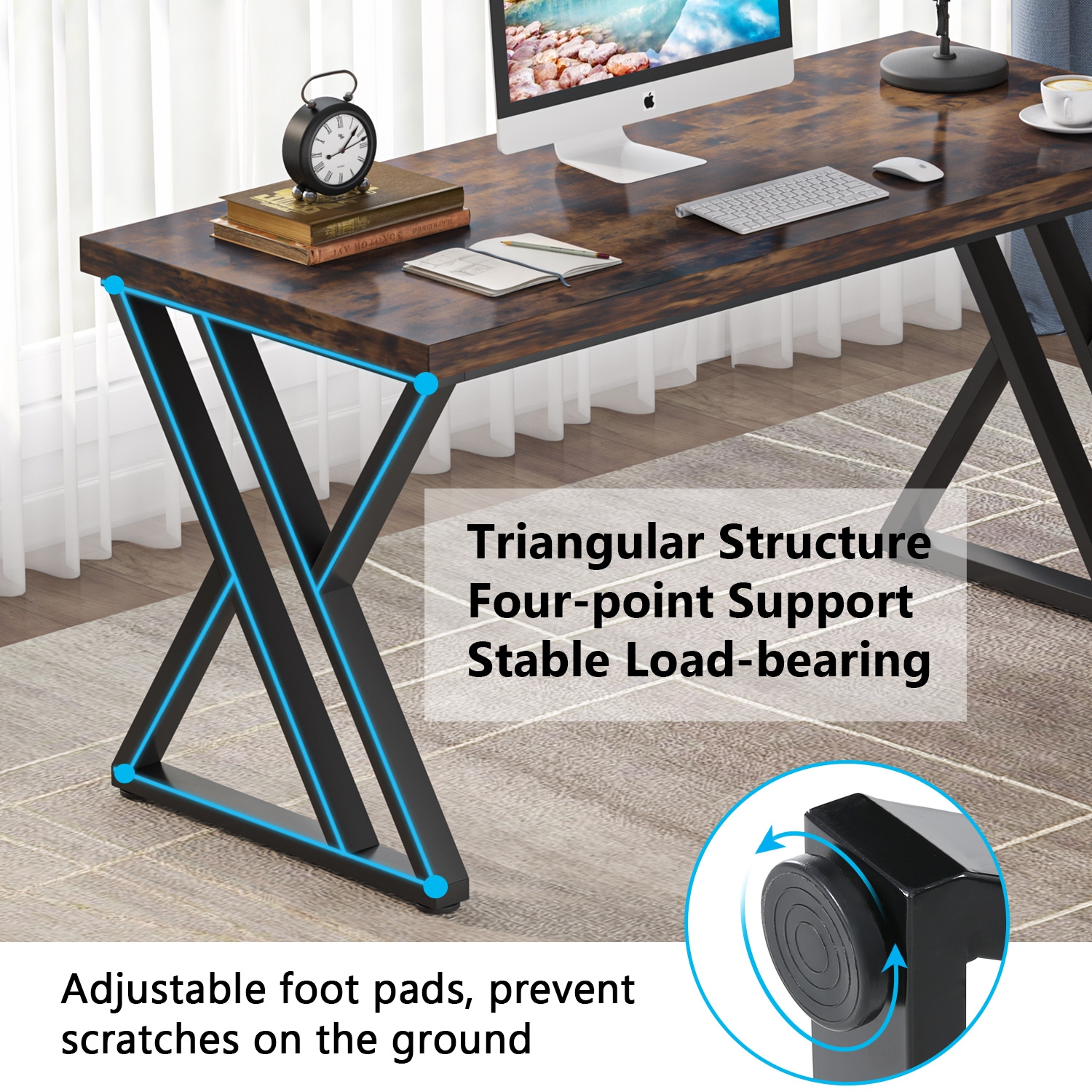 Heavy duty cheap computer table