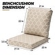 preview thumbnail 15 of 128, 21 W x 22 D in. Deep Seat Outdoor Cushion Set by Crestlive Products