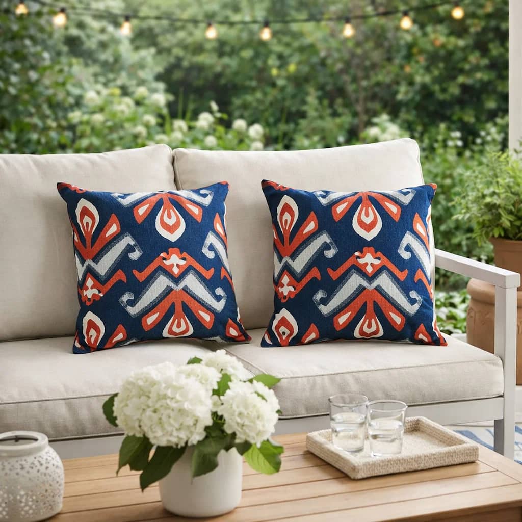 LALA Contemporary Small Pillow, Multicolor, Set of 2