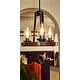 preview thumbnail 4 of 5, 3 Light Shaded Wagon Wheel Chandelier - 18.95"x29"