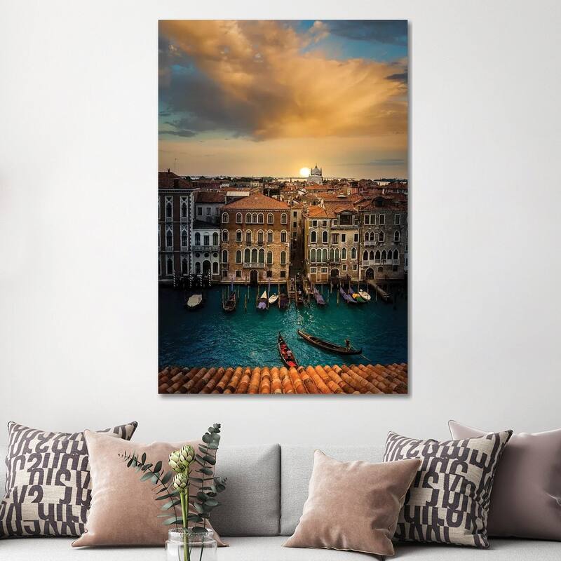 iCanvas "Sunset In Venice" by Enzo Romano Canvas Print