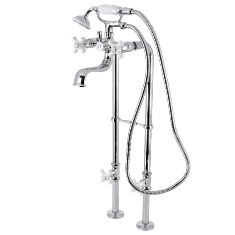 Kingston Brass CCK226PXK Kingston Floor Mounted 11-3/16" Tub Filler