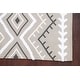 preview thumbnail 5 of 8, Wool/ Silk Highlight Southwestern Modern Oriental Area Rug Hand-tufted - 4'9" x 6'6"