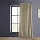 preview thumbnail 51 of 58, Exclusive Fabrics Extra Wide Heritage Plush Velvet Room Darkening Curtain (1 Panel) 100 X 108 - Light Beige