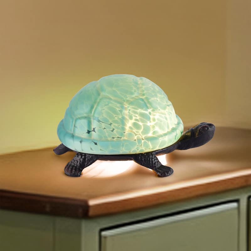 Turquoise Turtle Tiffany Desk Lamp