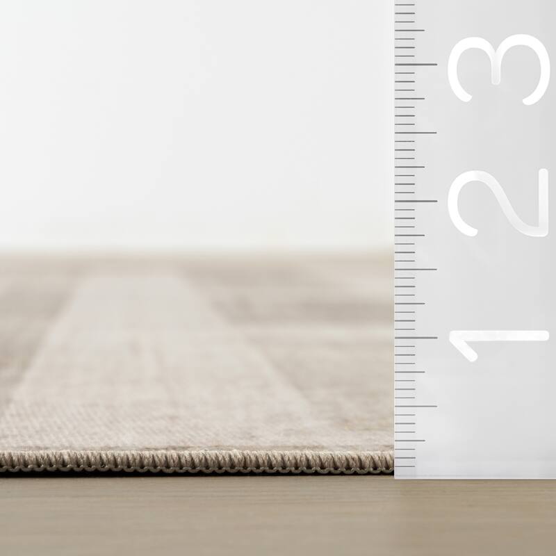 Nuloom Isyra Striped Washable Area Rug