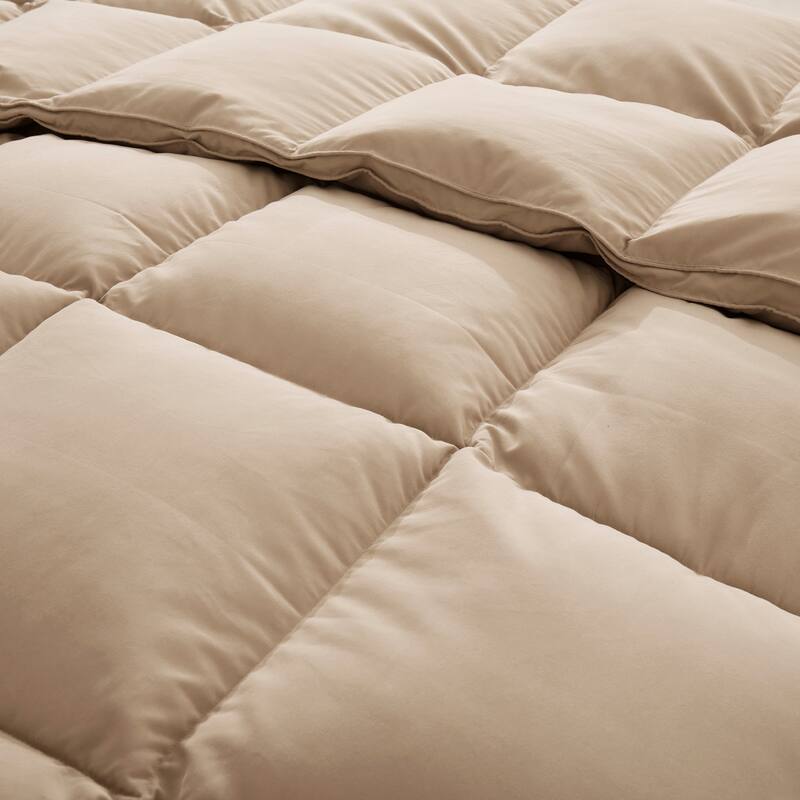 All Season & Lightweight Ultra Soft 360 TC White Goose Down Duvet Comforter