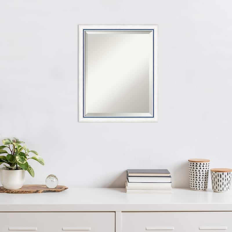 Morgan Beveled Wood Framed Wall Mirror