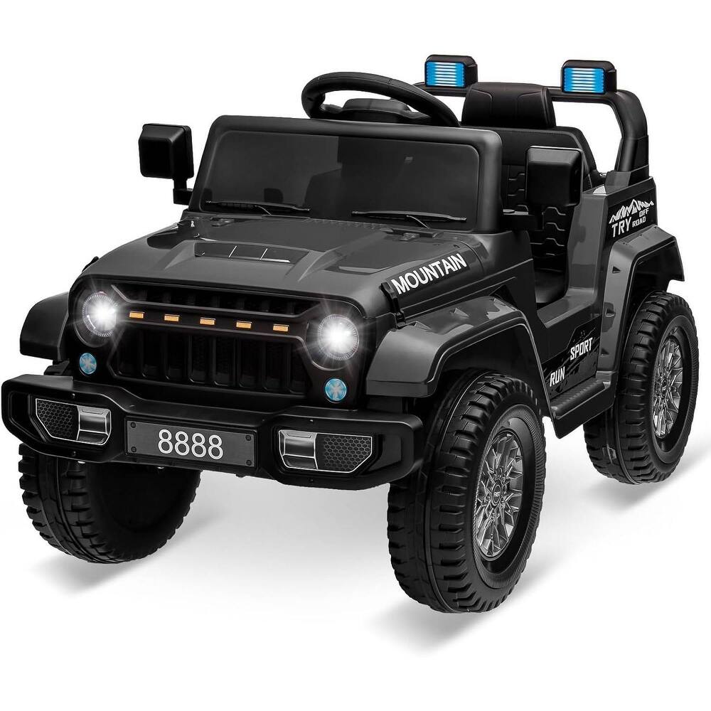 12V Kids Ride on Truck Car Kids Electric Vehicles Toy for 3-5 Years Old Boys Girls Gift, Black